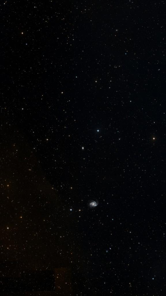 Le ciel autour de NGC 3001, cadré au champ de Seestar S30 Pro