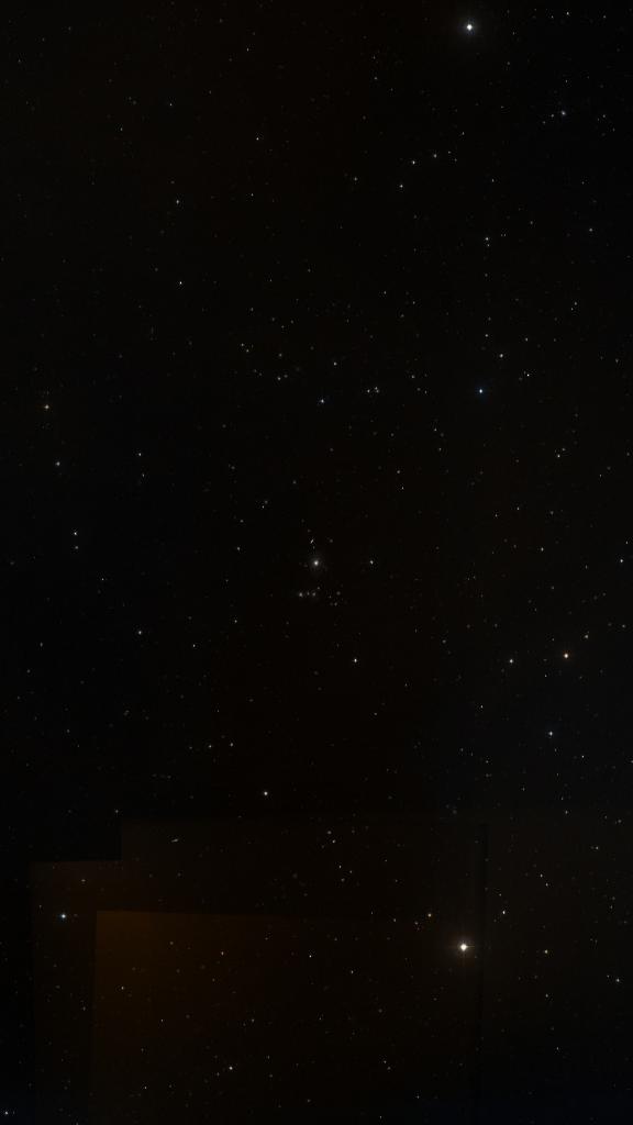 Le ciel autour de NGC 3158, cadré au champ de Seestar S30 Pro
