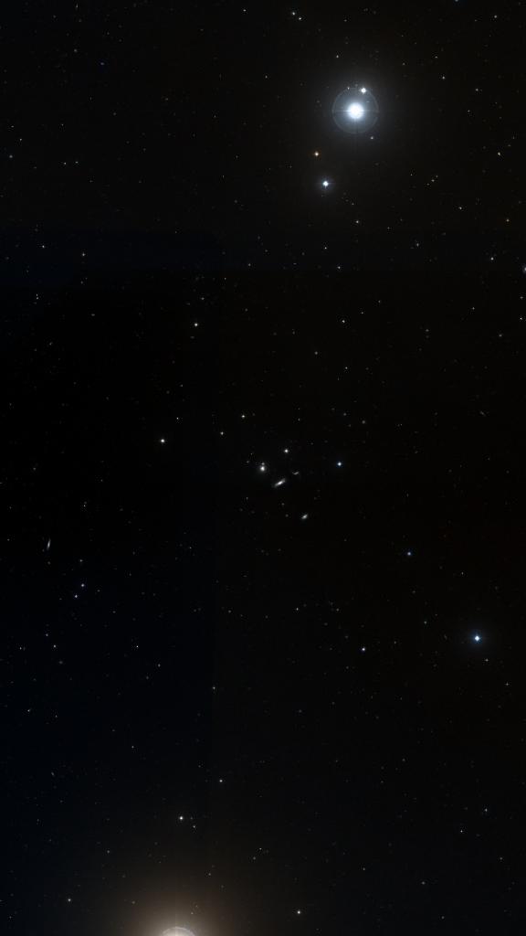 Le ciel autour de NGC 3193, cadré au champ de Seestar S30 Pro