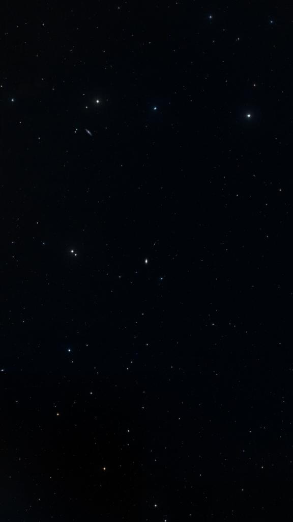 Le ciel autour de NGC 3245, cadré au champ de Seestar S30 Pro