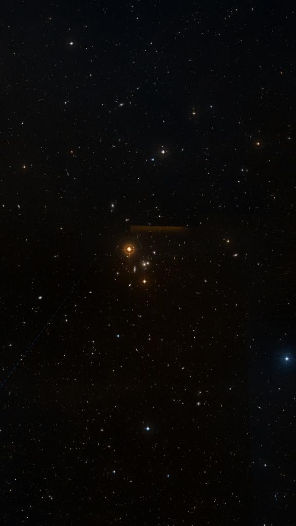 Le ciel autour de NGC 3309, cadré au champ de Seestar S30 Pro