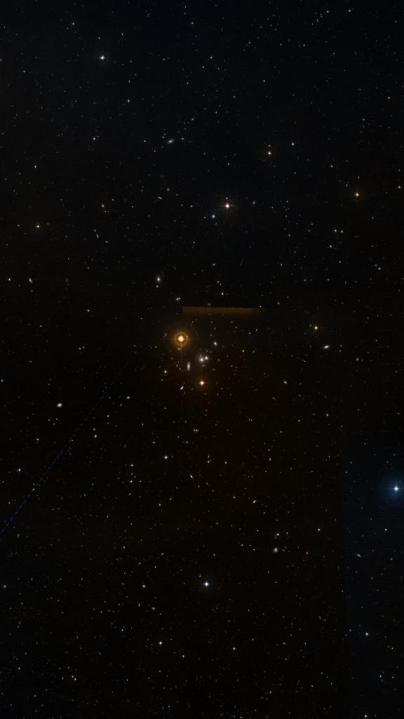 Le ciel autour de NGC 3311, cadré au champ de Seestar S30 Pro