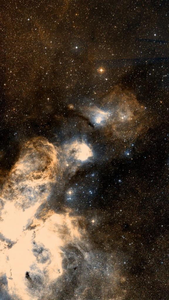 Le ciel autour de NGC 3324, cadré au champ de Seestar S30 Pro