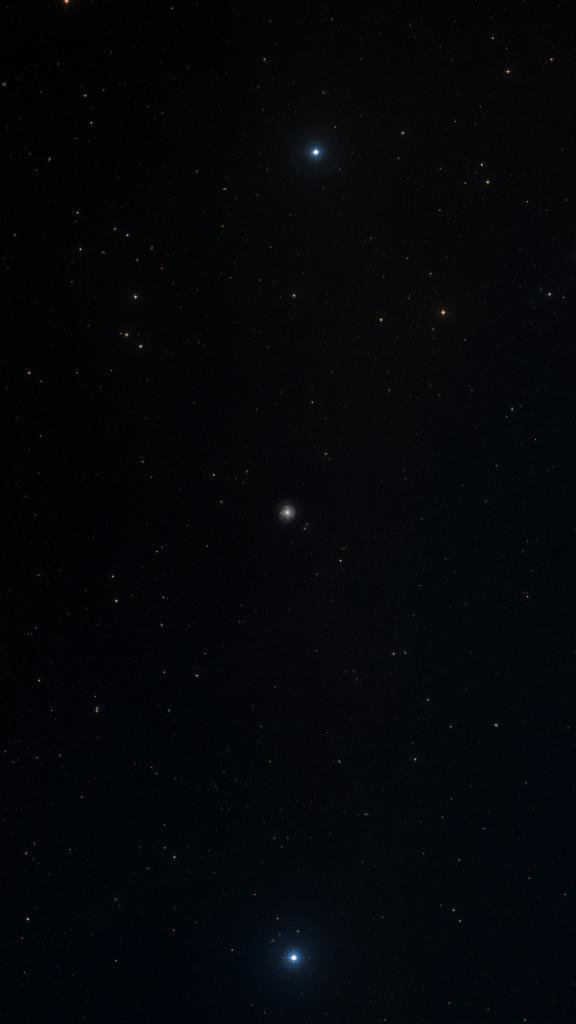 Le ciel autour de NGC 3344, cadré au champ de Seestar S30 Pro