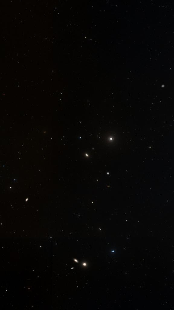 Le ciel autour de NGC 3377, cadré au champ de Seestar S30 Pro