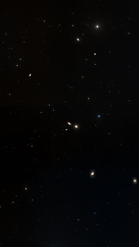 Le ciel autour de NGC 3384, cadré au champ de Seestar S30 Pro