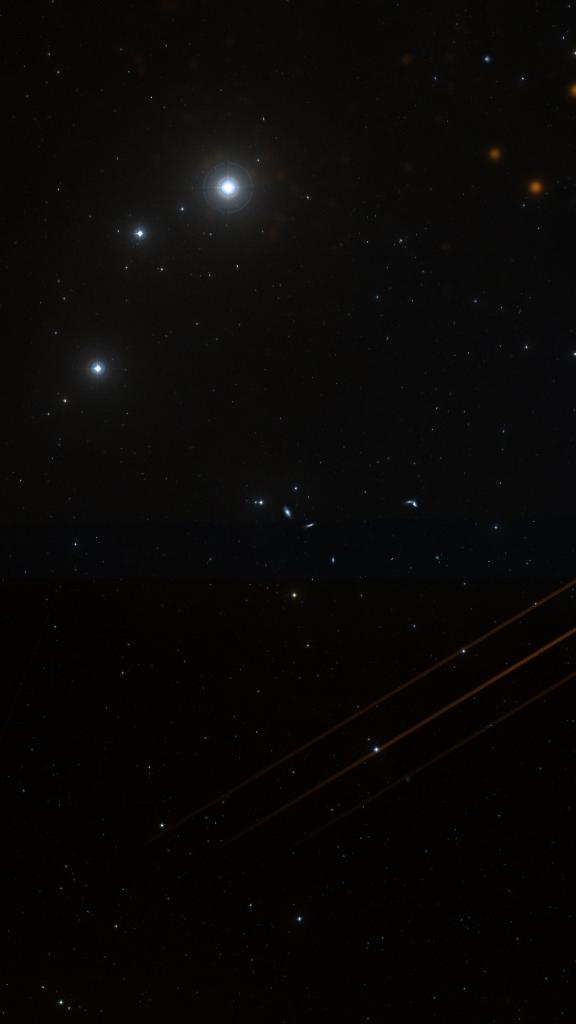 Le ciel autour de NGC 3430, cadré au champ de Seestar S30 Pro