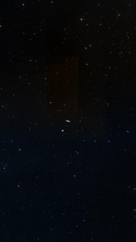 Le ciel autour de NGC 3511, cadré au champ de Seestar S30 Pro