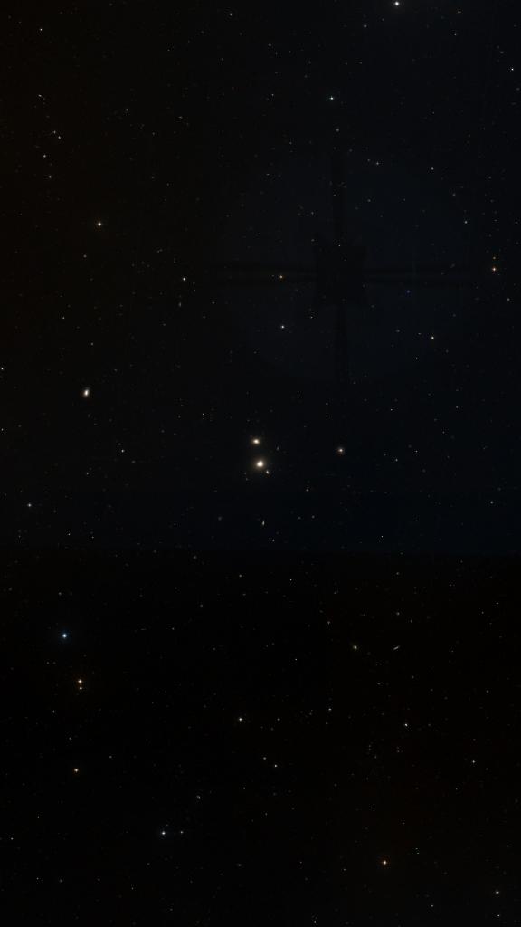 Le ciel autour de NGC 3607, cadré au champ de Seestar S30 Pro