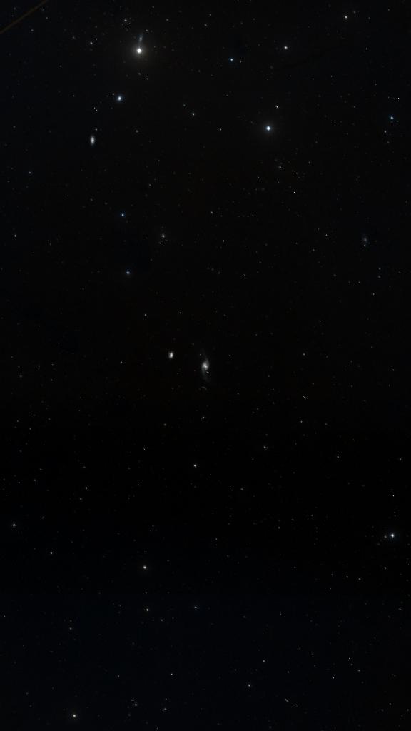 Le ciel autour de NGC 3718, cadré au champ de Seestar S30 Pro