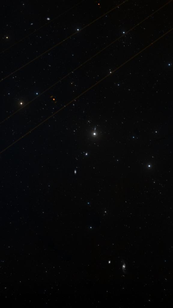 Le ciel autour de NGC 3738, cadré au champ de Seestar S30 Pro
