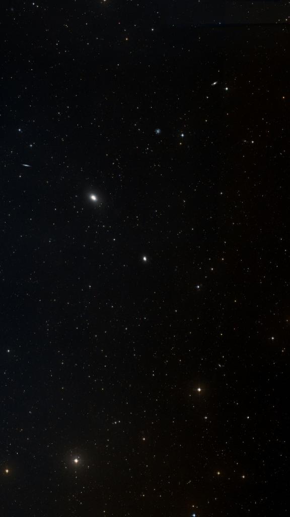 Le ciel autour de NGC 3904, cadré au champ de Seestar S30 Pro