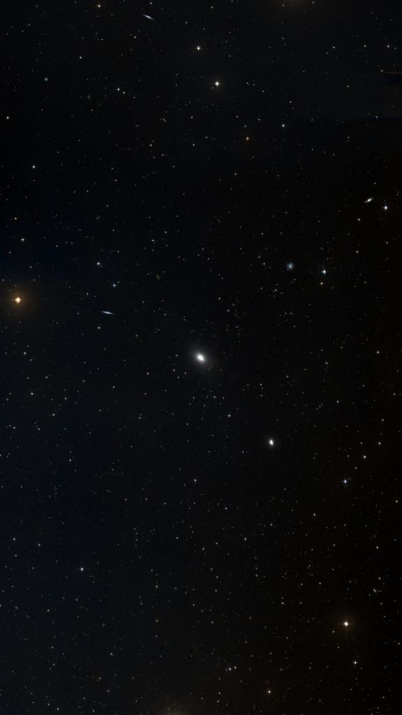 Le ciel autour de NGC 3923, cadré au champ de Seestar S30 Pro