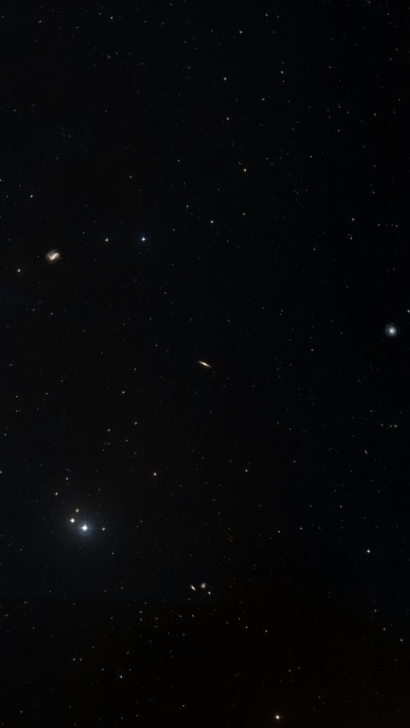 Le ciel autour de NGC 4013, cadré au champ de Seestar S30 Pro