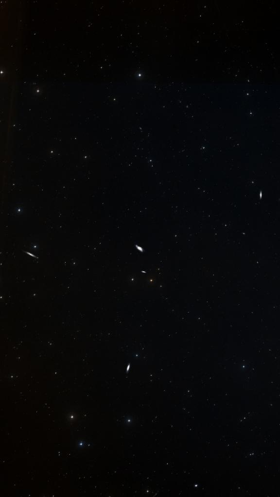 Le ciel autour de NGC 4088, cadré au champ de Seestar S30 Pro