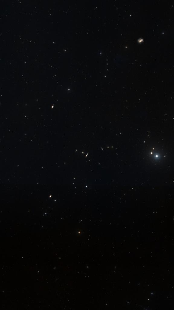 Le ciel autour de NGC 4111, cadré au champ de Seestar S30 Pro