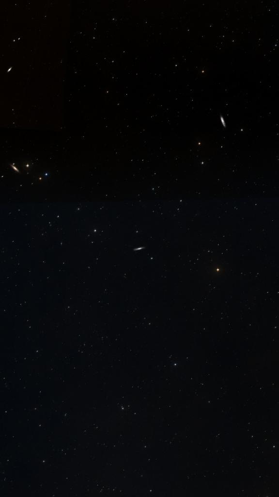 Le ciel autour de NGC 4144, cadré au champ de Seestar S30 Pro
