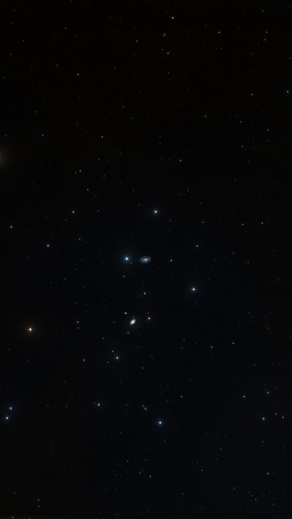 Le ciel autour de NGC 4145, cadré au champ de Seestar S30 Pro