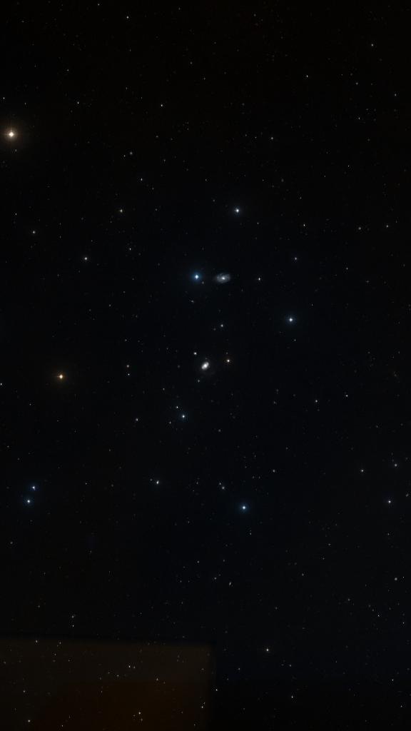 Le ciel autour de NGC 4151, cadré au champ de Seestar S30 Pro
