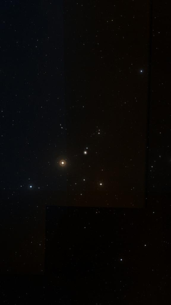 Le ciel autour de NGC 4203, cadré au champ de Seestar S30 Pro