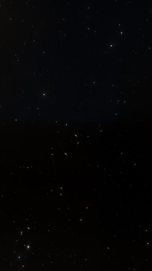 Le ciel autour de NGC 4224, cadré au champ de Seestar S30 Pro