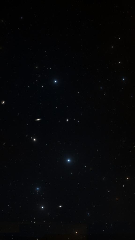 Le ciel autour de NGC 4245, cadré au champ de Seestar S30 Pro
