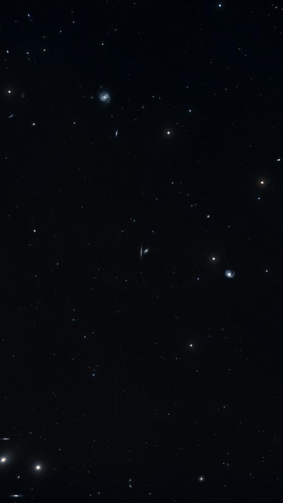 Le ciel autour de NGC 4302, cadré au champ de Seestar S30 Pro