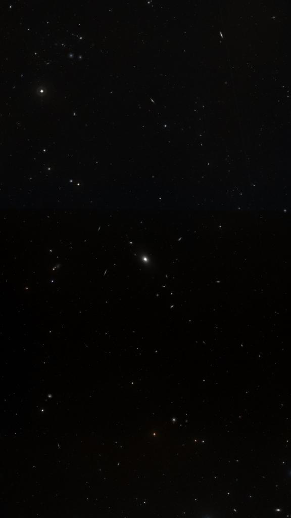 Le ciel autour de NGC 4365, cadré au champ de Seestar S30 Pro