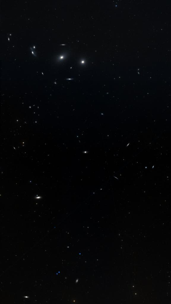 Le ciel autour de NGC 4371, cadré au champ de Seestar S30 Pro