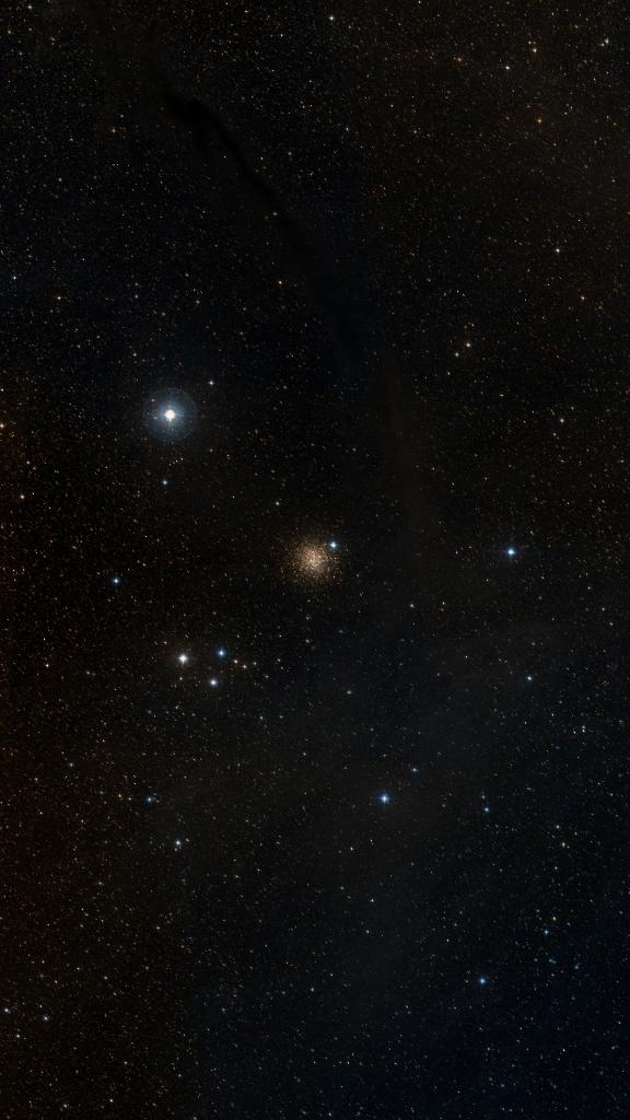 Le ciel autour de NGC 4372, cadré au champ de Seestar S30 Pro