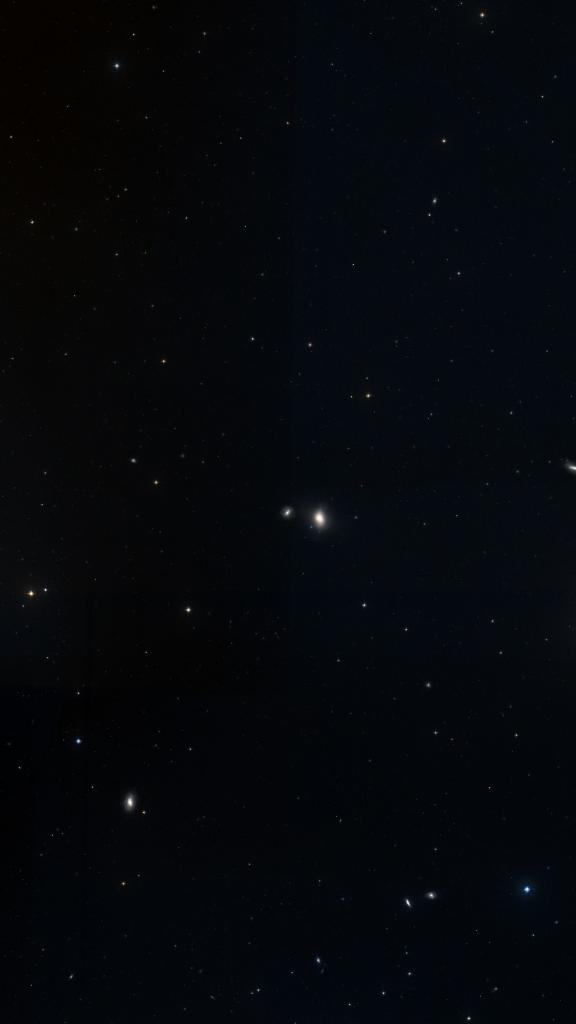 Le ciel autour de NGC 4394, cadré au champ de Seestar S30 Pro