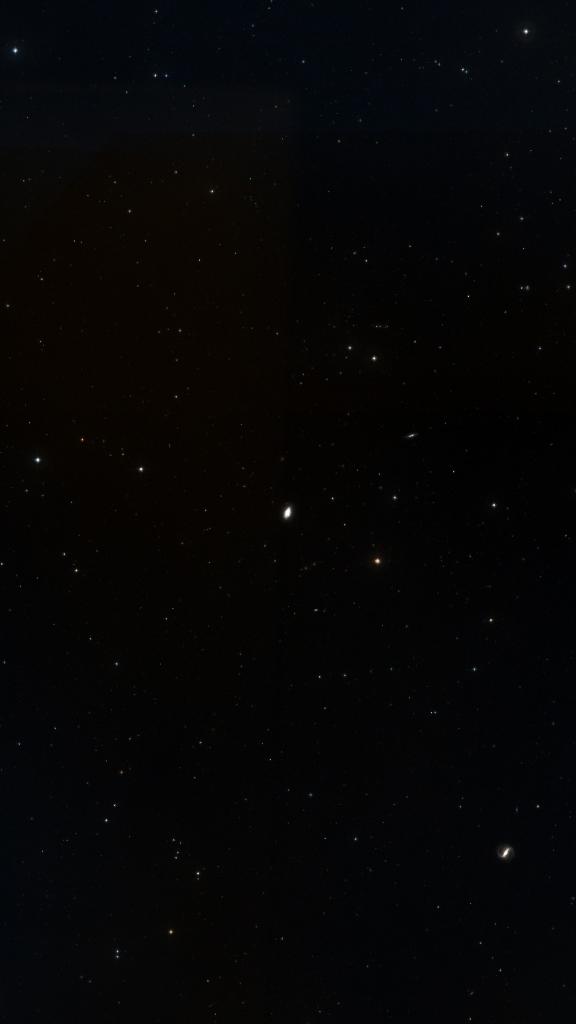 Le ciel autour de NGC 4414, cadré au champ de Seestar S30 Pro