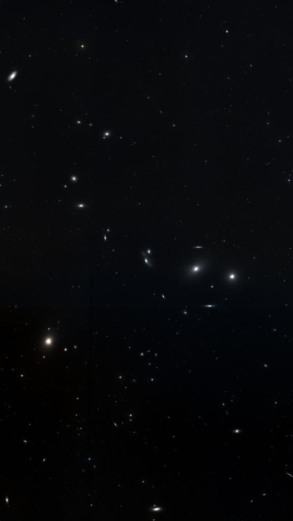 Le ciel autour de NGC 4438, cadré au champ de Seestar S30 Pro