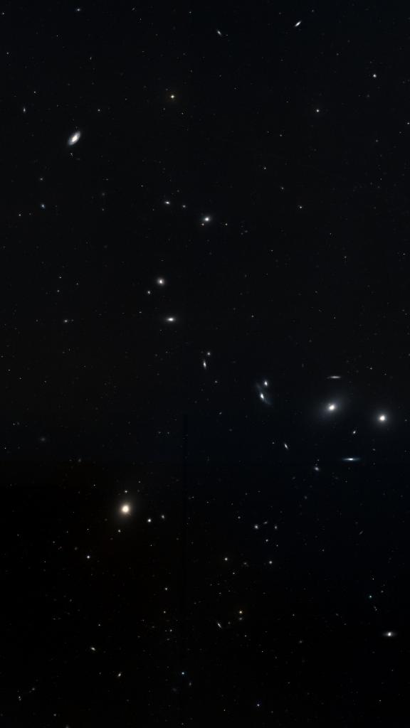 Le ciel autour de NGC 4461, cadré au champ de Seestar S30 Pro
