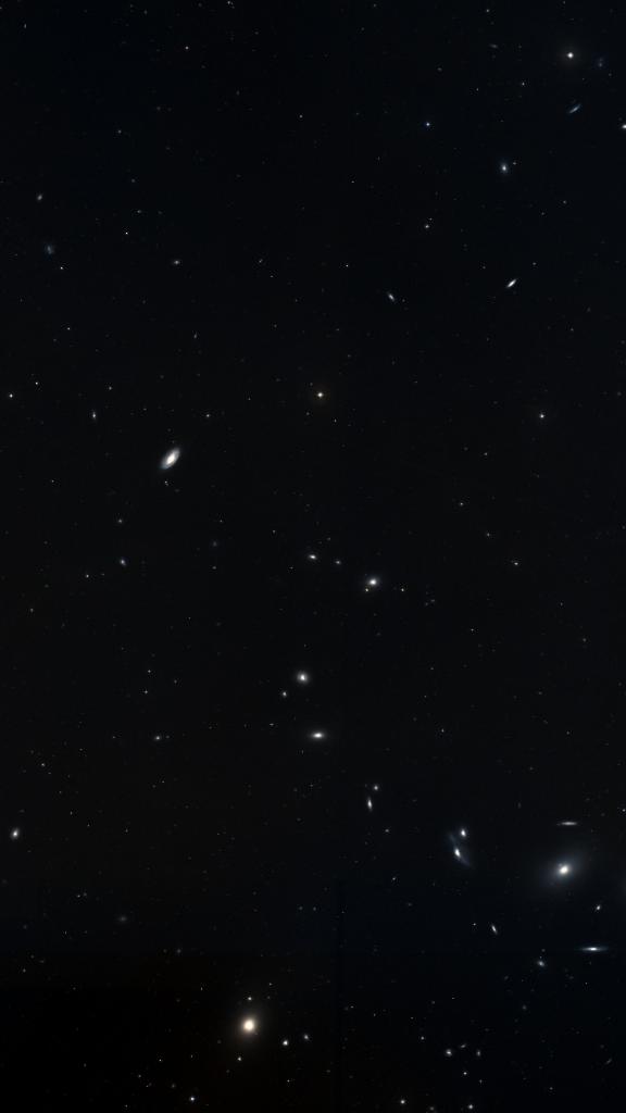 Le ciel autour de NGC 4474, cadré au champ de Seestar S30 Pro