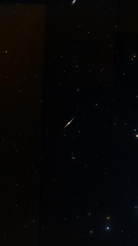 Le ciel autour de NGC 4565, cadré au champ de Seestar S30 Pro