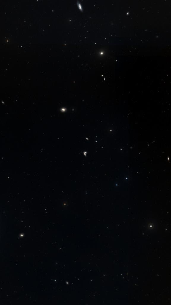 Le ciel autour de NGC 4567, cadré au champ de Seestar S30 Pro