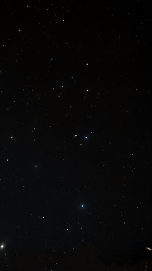Le ciel autour de NGC 4586, cadré au champ de Seestar S30 Pro