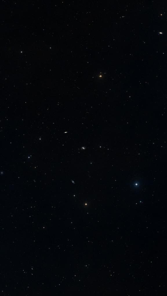 Le ciel autour de NGC 4593, cadré au champ de Seestar S30 Pro