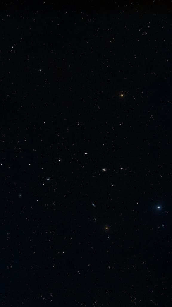 Le ciel autour de NGC 4602, cadré au champ de Seestar S30 Pro