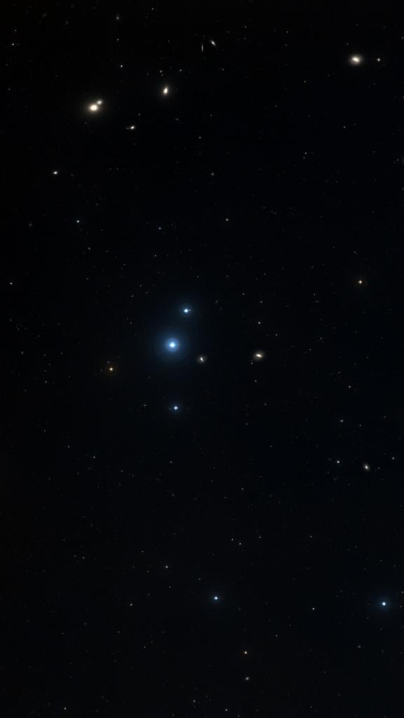 Le ciel autour de NGC 4608, cadré au champ de Seestar S30 Pro