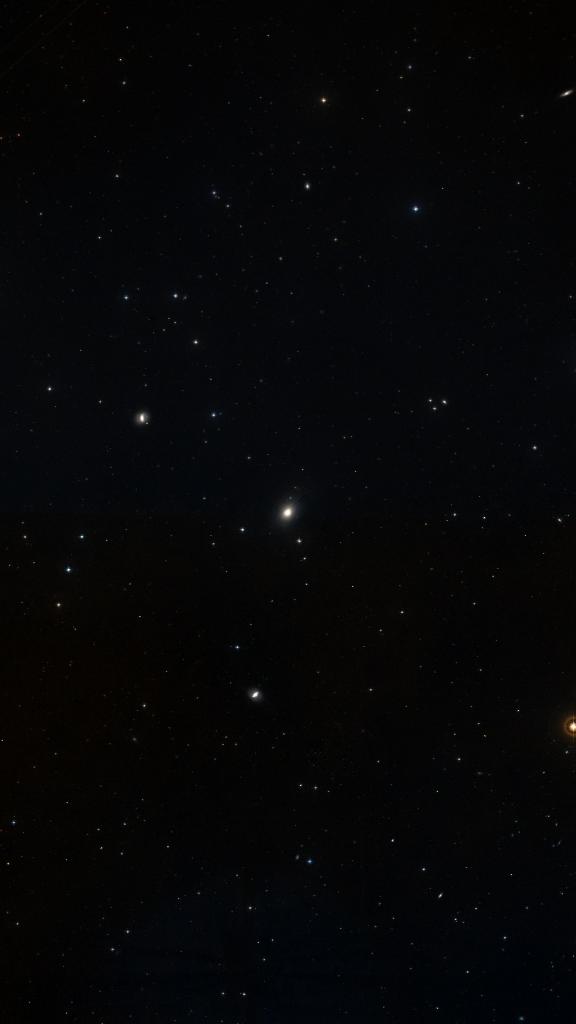 Le ciel autour de NGC 4636, cadré au champ de Seestar S30 Pro