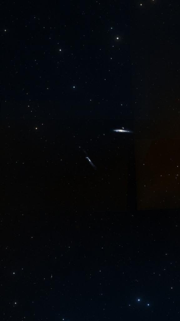 Le ciel autour de NGC 4656, cadré au champ de Seestar S30 Pro