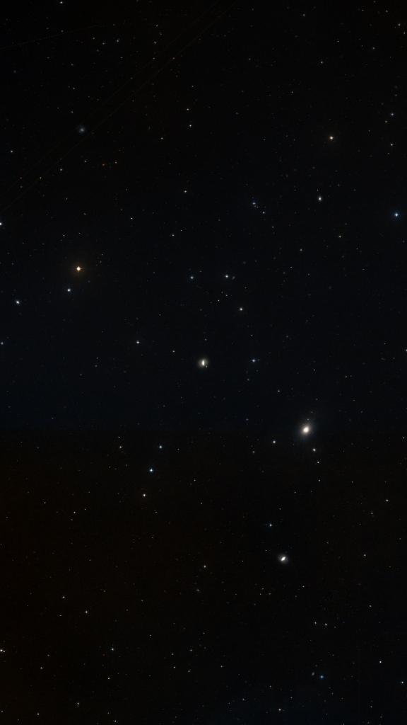Le ciel autour de NGC 4664, cadré au champ de Seestar S30 Pro