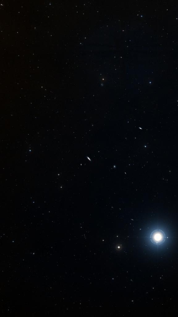 Le ciel autour de NGC 4666, cadré au champ de Seestar S30 Pro