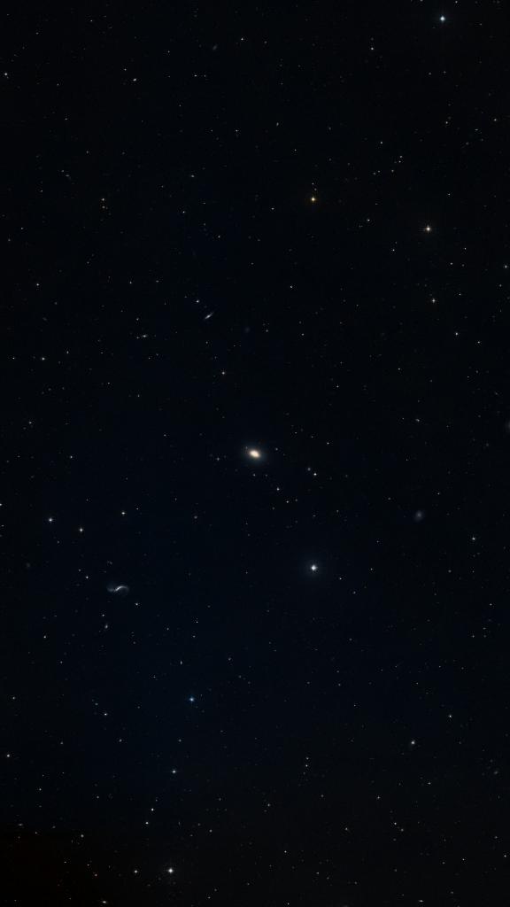 Le ciel autour de NGC 4697, cadré au champ de Seestar S30 Pro
