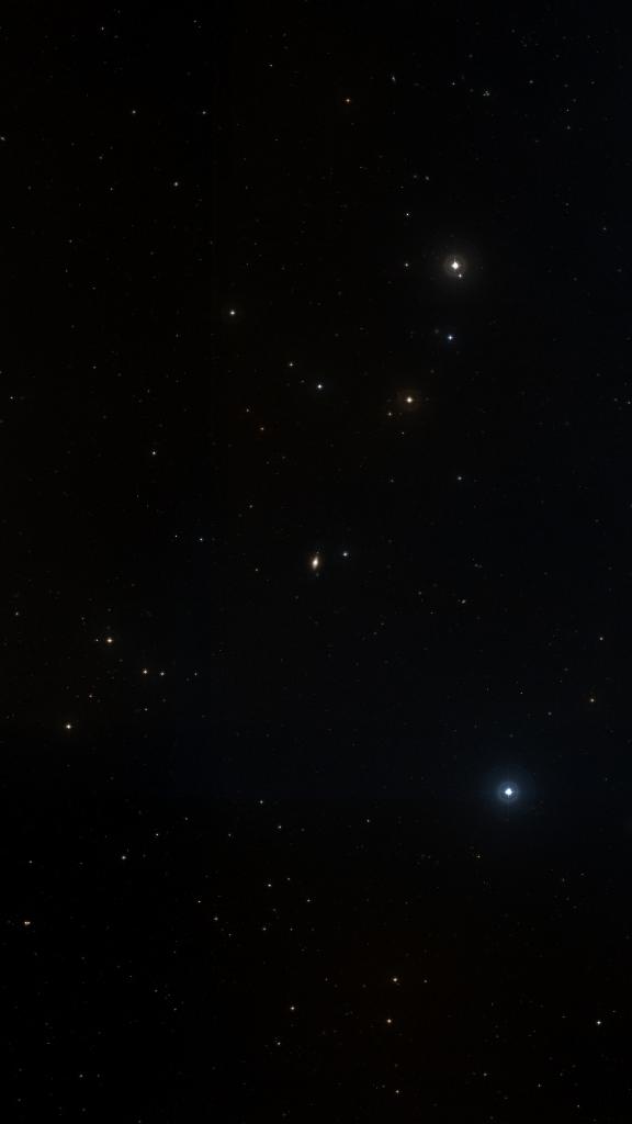 Le ciel autour de NGC 4698, cadré au champ de Seestar S30 Pro