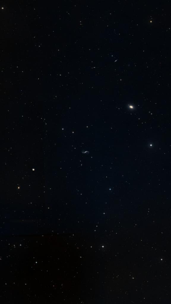 Le ciel autour de NGC 4731, cadré au champ de Seestar S30 Pro