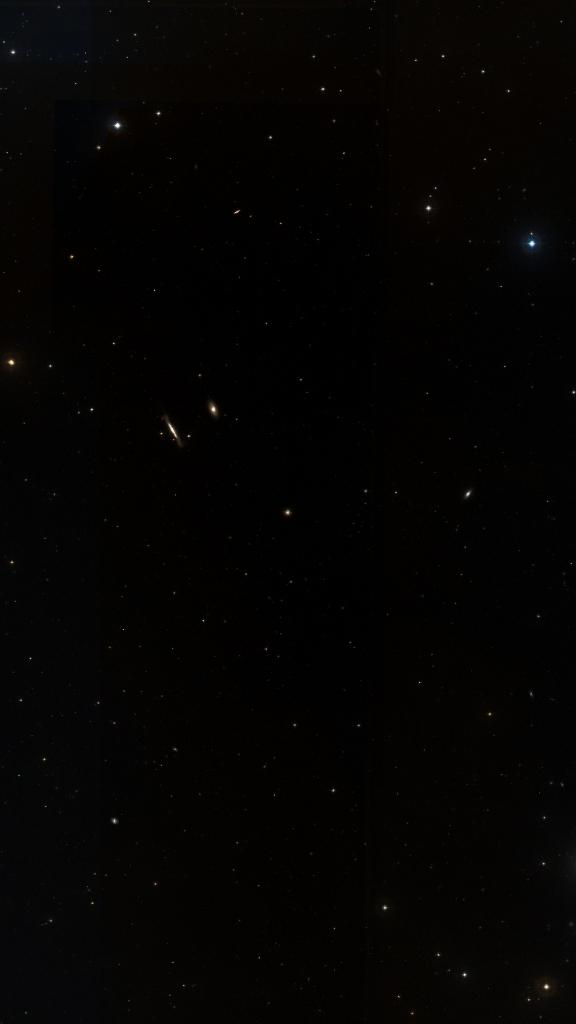 Le ciel autour de NGC 4733, cadré au champ de Seestar S30 Pro