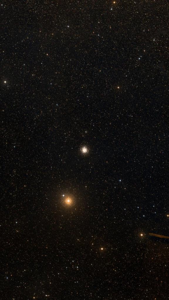 Le ciel autour de NGC 4833, cadré au champ de Seestar S30 Pro